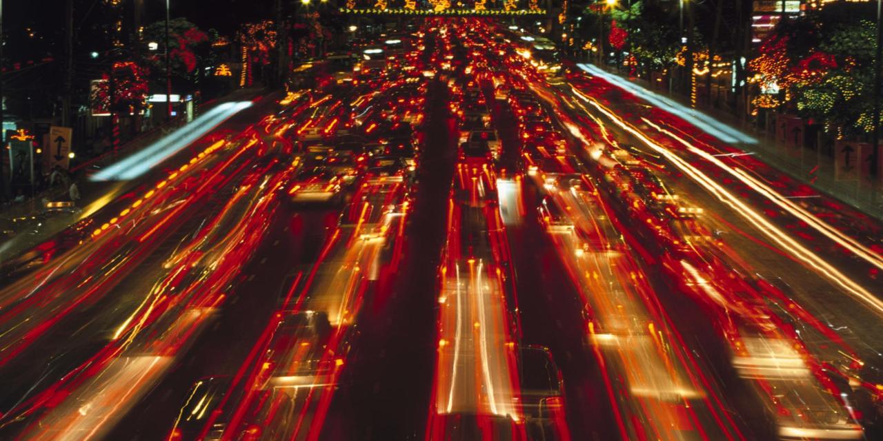 Bangkok Traffic at Night