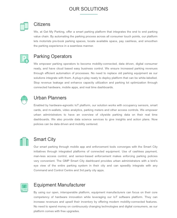 GMP's Parking Solutions