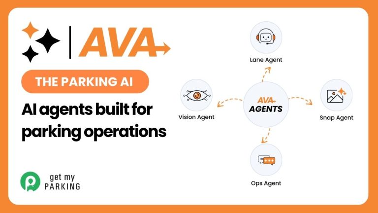 AVA Parking AI agents support vehicle recognition, parker assistance, receipt validation, and parking operations.